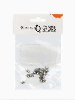 Заглушки для сережек, швенз, пусет (набор 20 пар), цвет серебро