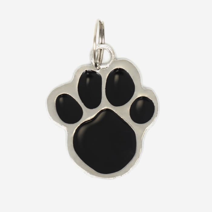 Адресник под гравировку «Лапа», 2.5×2.5 см, фасовка по 6 шт., металл, цвет МИКС