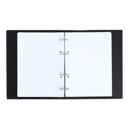 Тетрадь на кольцах Calligrata A5, 80 листов, в клетку, обложка ПВХ, чёрная