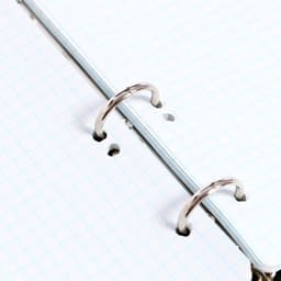 Тетрадь на кольцах Calligrata A5, 80 листов, в клетку, обложка ПВХ, чёрная