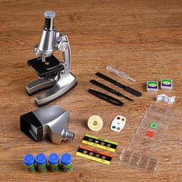 Микроскоп с экраном-проектором, кратность увеличения 50-1200х, с подсветкой