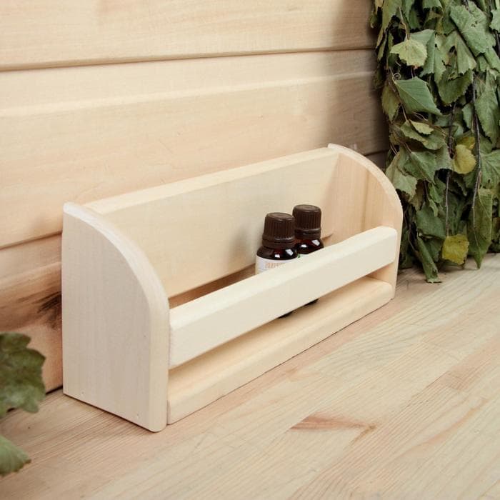 Полка для бани и сауны, 30×11 см, липа, «Добропаровъ»
