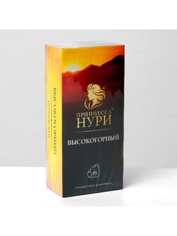 Чай черный «Принцесса Нури», высокогорный, 25 пакетиков*2 г