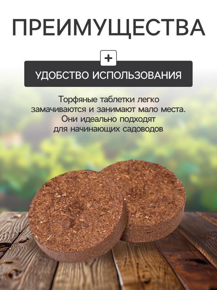 Набор для рассады: торфяная таблетка d=4.1 см, 12 шт., кассета на 12 ячеек по 40 мл, поддон 20.5×17 см, зелёный, пластик, Экоторф