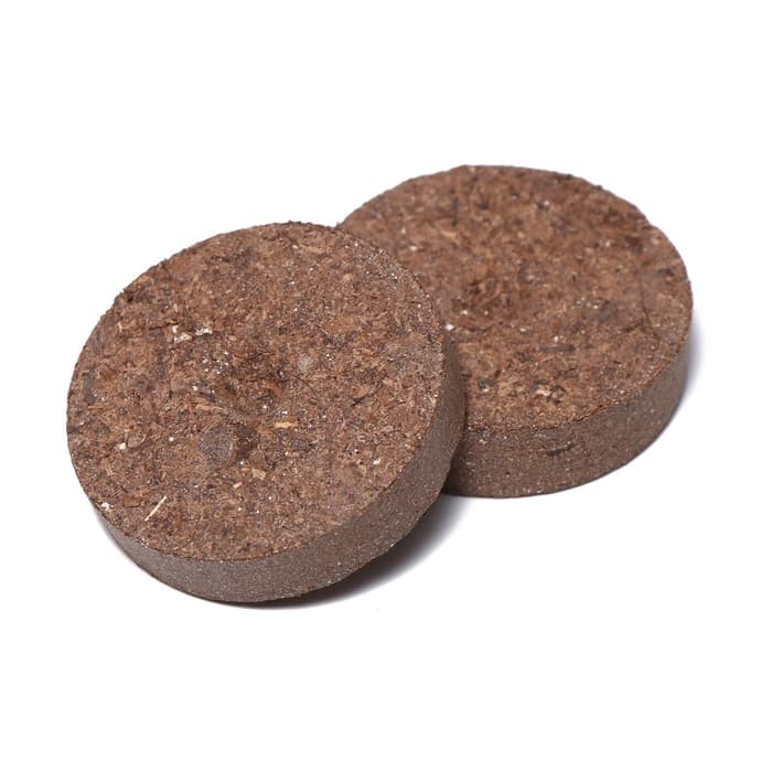 Набор для рассады: торфяная таблетка d=4.1 см, 12 шт., кассета на 12 ячеек по 40 мл, поддон 20.5×17 см, зелёный, пластик, Экоторф