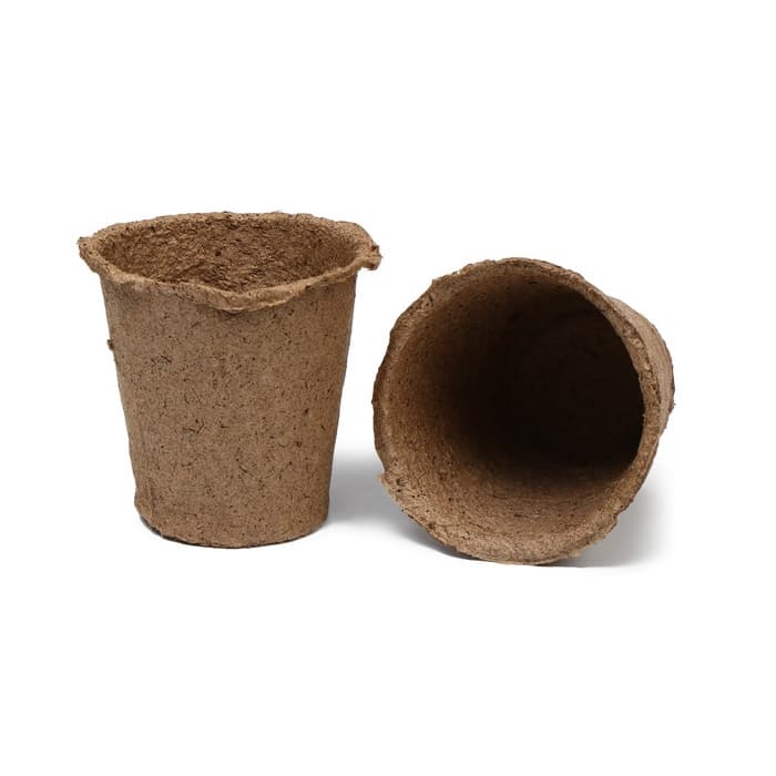 Горшок для рассады, 175 мл, d=8 см, h=8 см, торф, набор 20 шт., Greengo