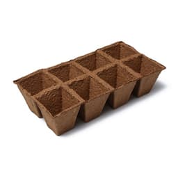 Кассета для рассады, 30×15×8 см, 8 ячеек по 150 мл, 6×6 см, торф, набор 3 шт.