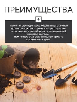 Набор для рассады: торфяная таблетка d=4.1 см, 24 шт., кассета на 24 ячейки по 40 мл, поддон 35.5×22.5 см, зелёный, пластик, Экоторф