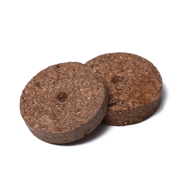 Набор для рассады: торфяная таблетка d=4.1 см, 24 шт., кассета на 24 ячейки по 40 мл, поддон 35.5×22.5 см, зелёный, пластик, Экоторф