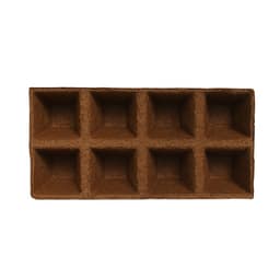 Кассета для рассады, 30×15×8 см, 8 ячеек по 150 мл, торф, 6×6 см