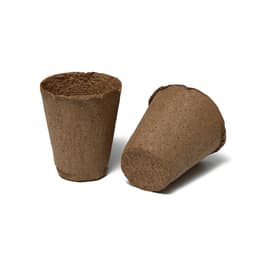 Горшок для рассады, 175 мл, d=8 см, h=8 см, торф, Greengo