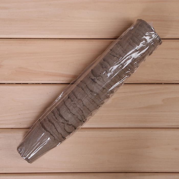 Горшок для рассады, 100 мл, d=6 см, h=6.5 см, торф, набор 20 шт., Greengo