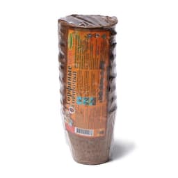 Горшок для рассады, 350 мл, торф, d=9 см, h=9 см, торф, набор 9 шт.