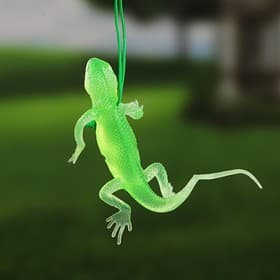 Декоративная подвеска «Ящерица», 10×4.5 см, резина. светящаяся