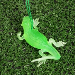 Декоративная подвеска «Ящерица», 10×4.5 см, резина. светящаяся