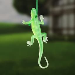 Декоративная подвеска «Ящерица», 10×4.5 см, резина. светящаяся
