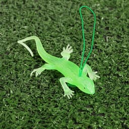 Декоративная подвеска «Ящерица», 10×4.5 см, резина. светящаяся