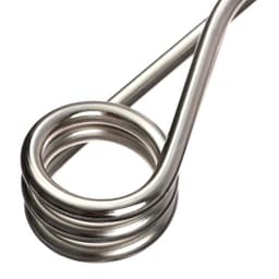 Электрокипятильник Luazon LEK 10, 1200 Вт, спираль кольцо, 29×3.5 см, 220 В, красный