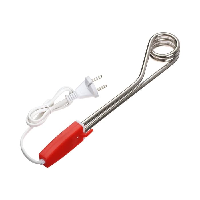 Электрокипятильник Luazon LEK 10, 1200 Вт, спираль кольцо, 29×3.5 см, 220 В, красный