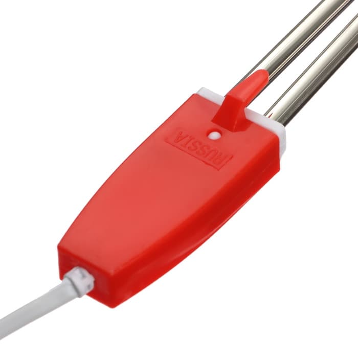 Электрокипятильник Luazon LEK 10, 1200 Вт, спираль кольцо, 29×3.5 см, 220 В, красный