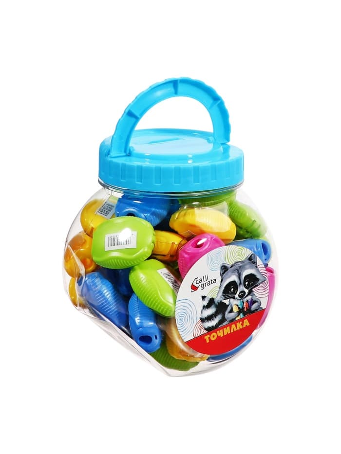 Точилка Calligrata «Жучок», с контейнером, МИКС