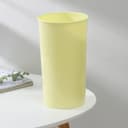 Ваза для цветов, 3.8 л, d=14 см, h=25.5 см, пластиковая, жёлтая