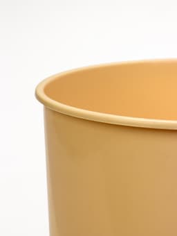 Ваза для цветов, 3.8 л, d=14 см, h=25.5 см, пластиковая, жёлтая