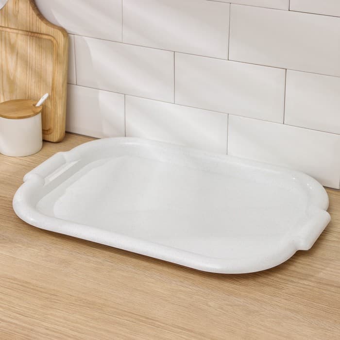 Поднос Петропласт «Универсальный», пластик, 49.5×34.5 см, МИКС