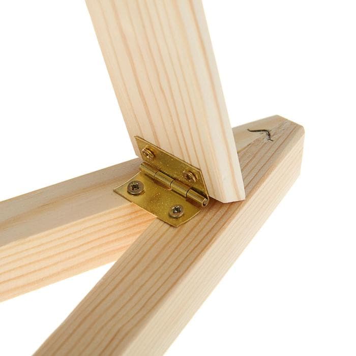 Мольберт настольный демонстрационный «Тренога», 300×230×200 мм (профиль 20×20 мм), неокрашенное дерево, Calligrata