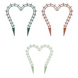 Шпалера, 29×27×0.3 см, пластик, цвет МИКС, «Сердечко»