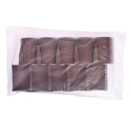 Ограждение декоративное, 24×100 см, 10 секций, пластик, коричневое, «Брёвнышко»