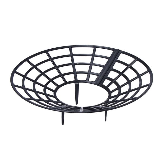 Кустодержатель для клубники, d=25.5 см, пластик, набор 5 шт., чёрный