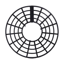 Кустодержатель для клубники, d=25.5 см, пластик, набор 5 шт., чёрный