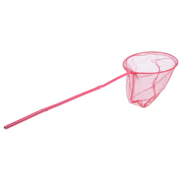 Сачок детский бамбуковая ручка 53 см, диаметр 20 см, МИКС