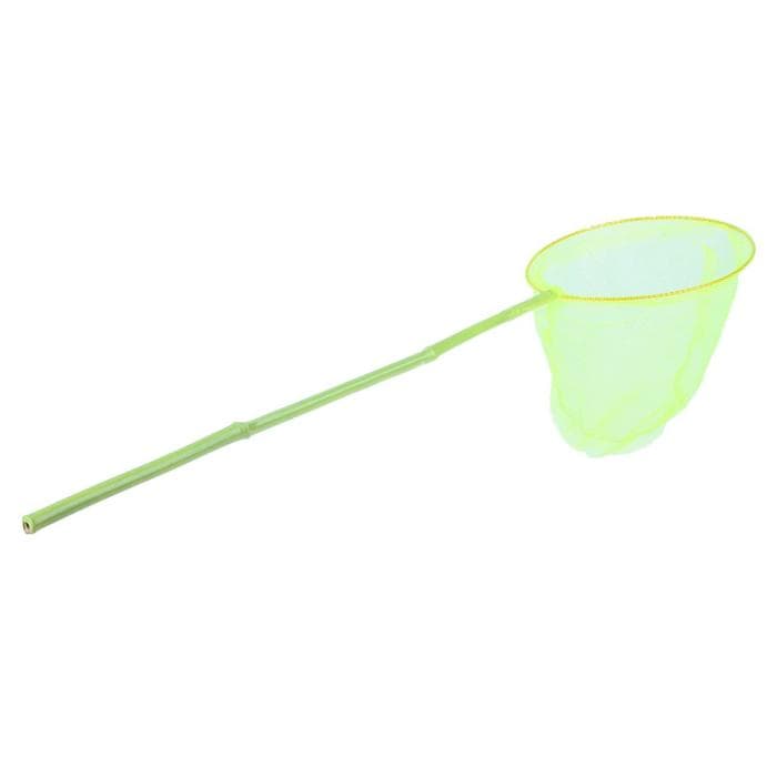 Сачок детский бамбуковая ручка 53 см, диаметр 20 см, МИКС