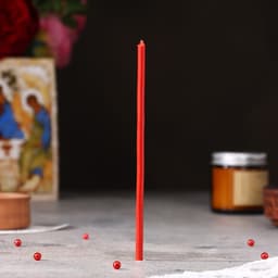 Свечи церковные, красные, №140, упаковка 2 кг