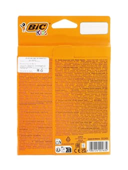 Карандаши цветные 12 цветов, детские, утолщённые, трёхгранные, BIC Kids Evolution Triangle, пластиковые, премиум, картонная упаковка