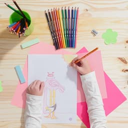Карандаши цветные 12 цветов BIC, детские, заточенные, шестигранные, пластиковые