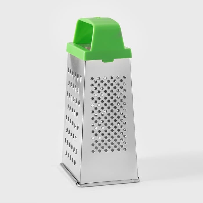 Тёрка КВАРЦ «Универсал», 4 грани, 11×8.5×22 см, металл, МИКС