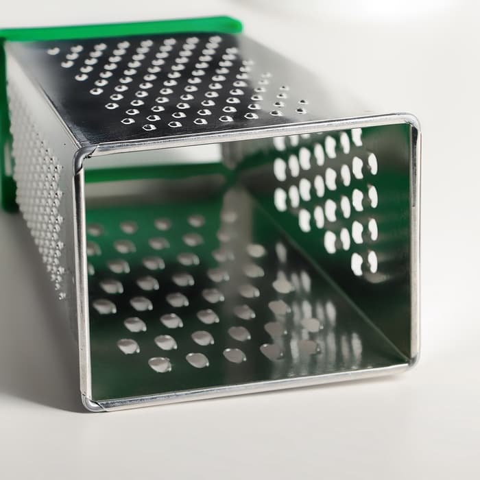 Тёрка КВАРЦ «Универсал», 4 грани, 11×8.5×22 см, металл, МИКС