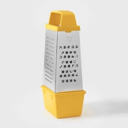 Тёрка с контейнером КВАРЦ «Комфорт», 4 грани, 450 мл, 11×8.5×27 см, металл, МИКС