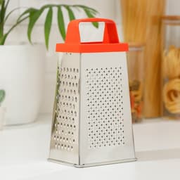 Тёрка Доляна, 4 грани, 11×8.5×22 см, металл, МИКС