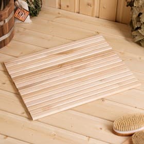 Сидушка для бани и сауны, 40×32 см, липа, «Добропаровъ»