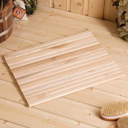 Сидушка для бани и сауны, 40×32 см, липа, «Добропаровъ»