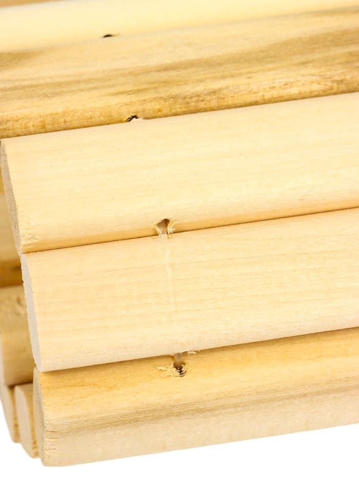 Сидушка для бани и сауны, 40×32 см, липа, «Добропаровъ»