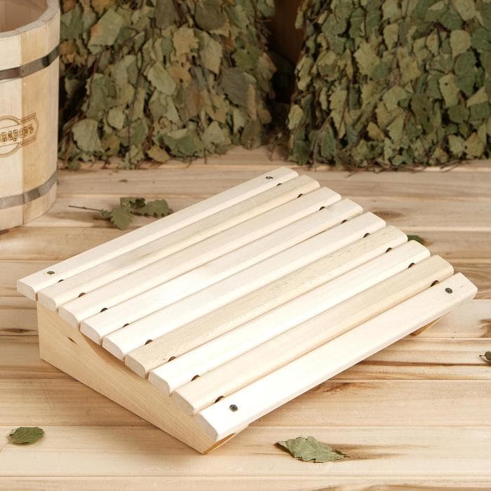 Подголовник для бани и сауны «Мягкий», липа, «Добропаровъ»