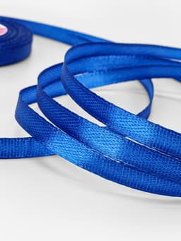 Лента атласная, 6 мм, 23±1 м, синяя №40