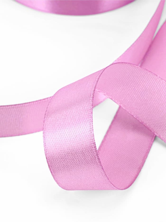 Лента атласная, 20 мм, 23±1 м, светло-сиреневая №45