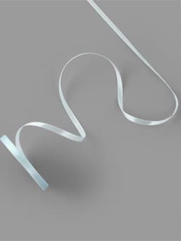 Лента атласная, 6 мм, 23±1 м, нежно-голубая №13