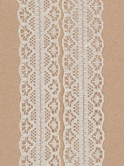 Кружево капроновое, 30 мм × 10±1 м, молочное